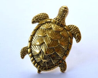 Perilla de tortuga de primera calidad, oro viejo, manija para armario de cocina, tocador, gabinete de hogar, reciclaje