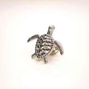 May include: A silver turtle charm with a detailed shell design.