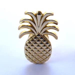 Premium Pineapple Knob - Gold - Handle Kitchen Cupboard Home Cabinet Dresser Upcycle
