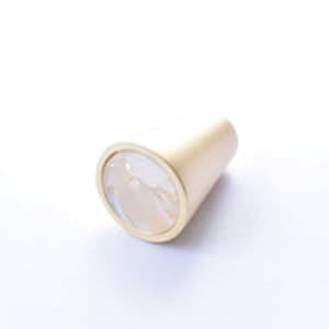 Zink Alloy Cone Shaped Knob - Shell White