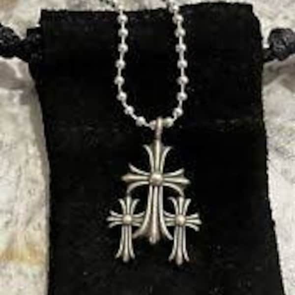 Chrome Hearts Safety Pin Necklace Etsy