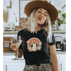 Funny Cat Shirt Mushroom head retro mycology cat lover owner tee Unisex Jersey Short Sleeve Tee T-Shirt