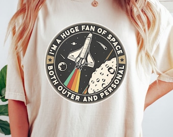 Big Fan of Space Outer and Personal Boho Funny Space shirt for women COMFORT Colors® Unisex Garment-dyed T-shirt
