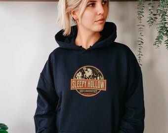 Chemise Halloween Sleepy Hollow Shirt automne rétro cavalier sans tête Salem graphique vintage sweat à capuche unisexe