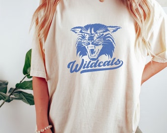 Wilde stakingen Honkbal voetbal softbal volleybal middelbare school sport moeder shirt retro sportteam COMFORT kleuren T-shirt uniseks