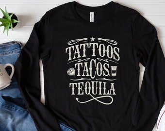 Lustiges Taco Shirt | Süßes Taco Shirt | Cinco De Mayo Hemd | Mexikanisches Hemd | Essen Shirt | Tattoo Shirt | Taco Liebhaber Geschenk | Lustige Sprüche Shirts