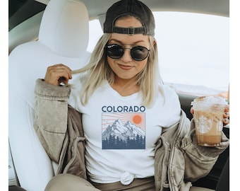 Colorado T-Shirts | Camping Shirt | Rocky Mountain T-Shirt | Rocky Mountain T-Shirt | Oktopus T-Shirt | Boho T-Shirt | Wander-Shirt | Colorado T-Shirt