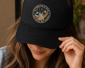 Big Fan of Space Personal Space Funny Foam Trucker Hat