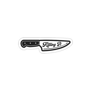 Girl Boss Killin it funny Indoor outdoor laptop water bottle car Sticker Die-Cut Stickers