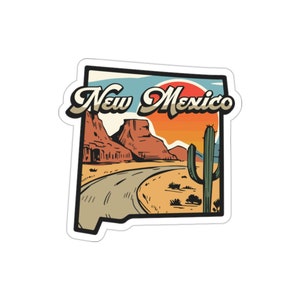 New Mexico Die-Cut Stickers