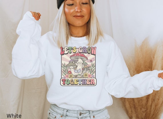 Funguy Champignon Rétro Champignon Sauvage Esthétique Sweat à