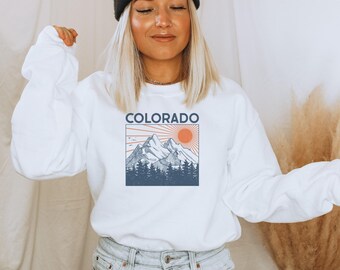 Camisetas de Colorado / Camiseta de acampada / Camiseta de las Montañas Rocosas / Camiseta de las Montañas Rocosas / Camiseta de Colorado / Camiseta bohemia / Camiseta de senderismo / Camiseta de Colorado