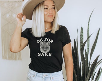 Oh for Fox Sake funny shirt for mom or women animal lover gift fox graphic Unisex Jersey Short Sleeve Tee T-Shirt