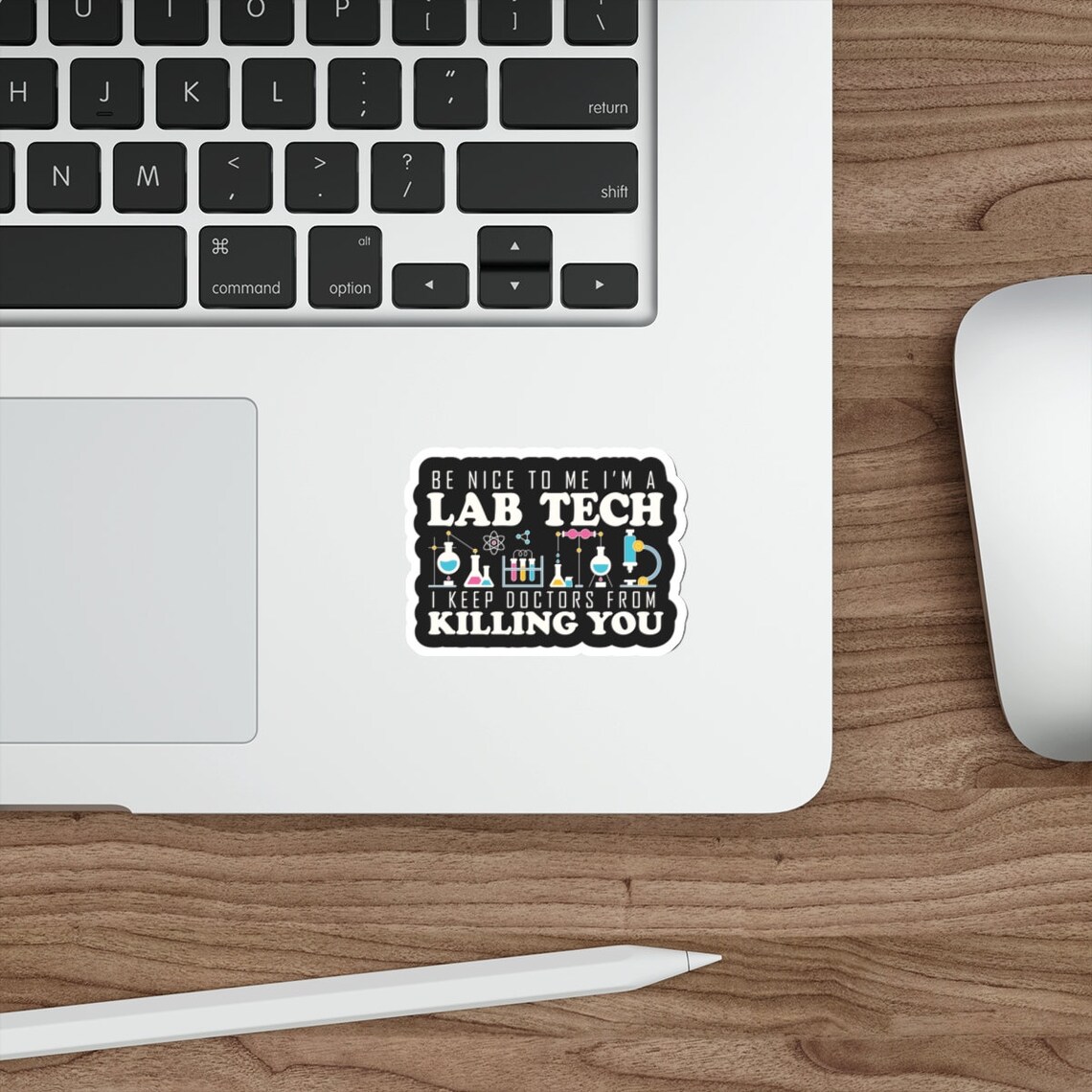 Funny MT, LT, CLS, Medical Clinical Technologist Lab Tech Sticker Clean ...