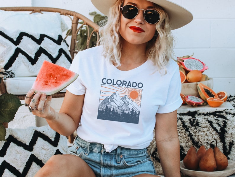 Colorado Shirts | Camping Shirt | Rocky Mountain Tee | Rocky Mountain Shirt | Colorado T-Shirt | Boho Tee | Hiking Shirt | Colorado Tee image 4