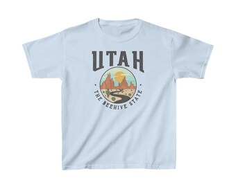 Utah Wüste Jugend Schwere Baumwolle T-Shirt