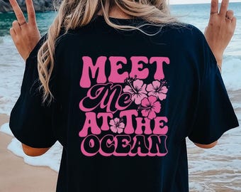 Surf City Ocean Inspirerad Söt Granola Flicka Semesterresa Strandliv Äventyrstid Sommar T-shirt Present till henne COMFORT Colors® Unisex T-shirt