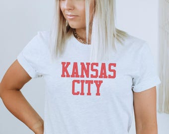 Kansas City Shirt, Game Day, Shirt for Women, Sports Mom fan shirt  Unisex Jersey Short Sleeve Tee T-shirt