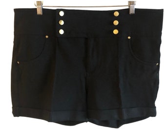 Cavalina Women's Shorts- Black (Size-3X)