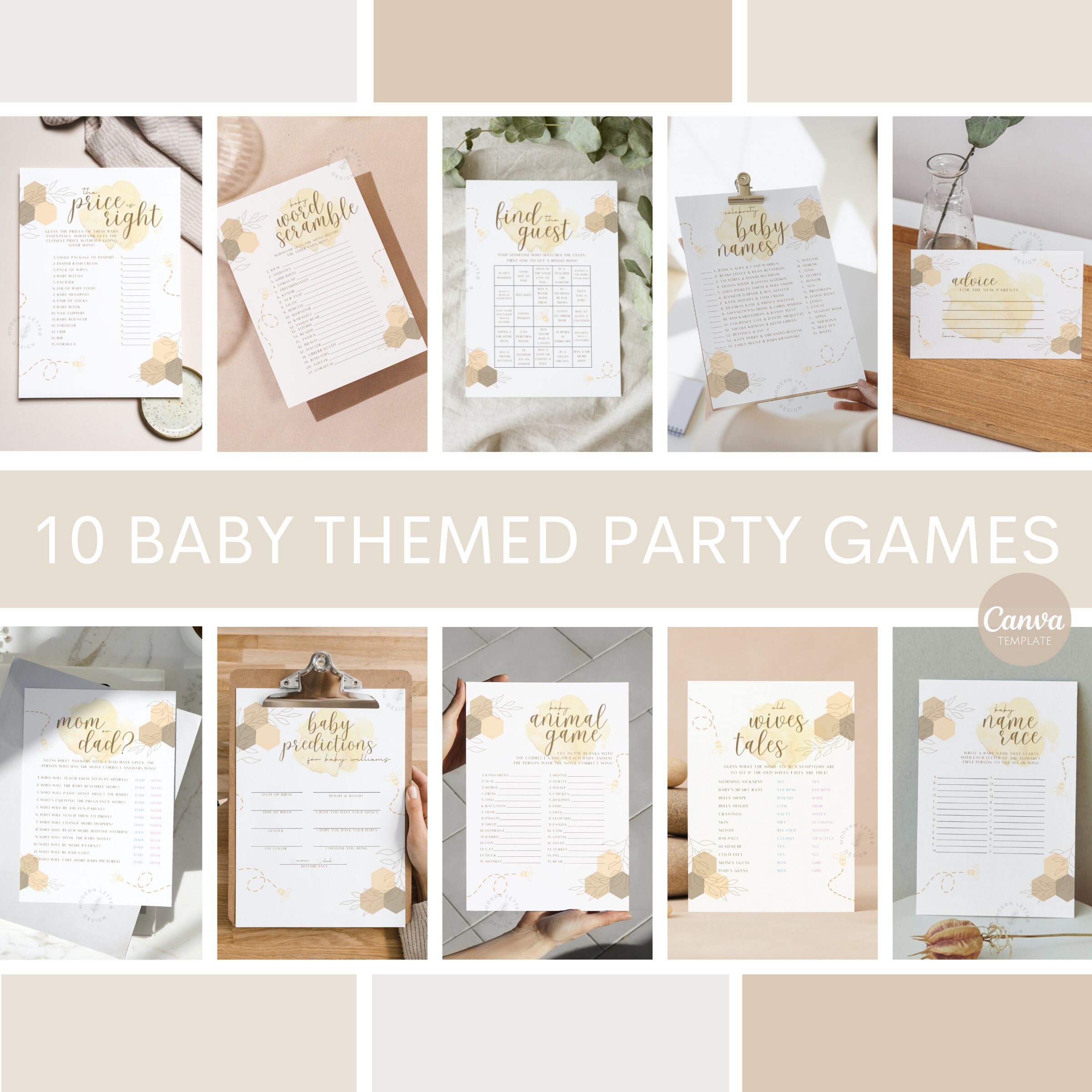 Gender Reveal Party Bundle, What Will Baby Bee Invitation, He or She ...
