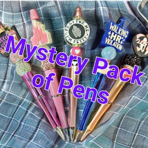 Pen Surprise Box / Mystery Box of Silicone Beaded Pens or Mechanical Pencils