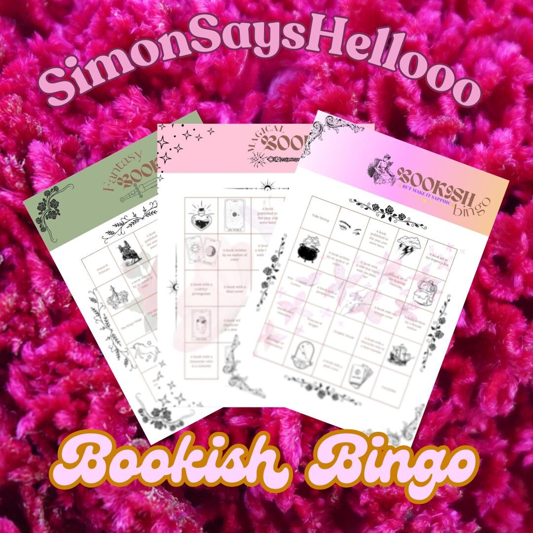Bookish Bingo Bundle - 3 Book Bingo - Etsy