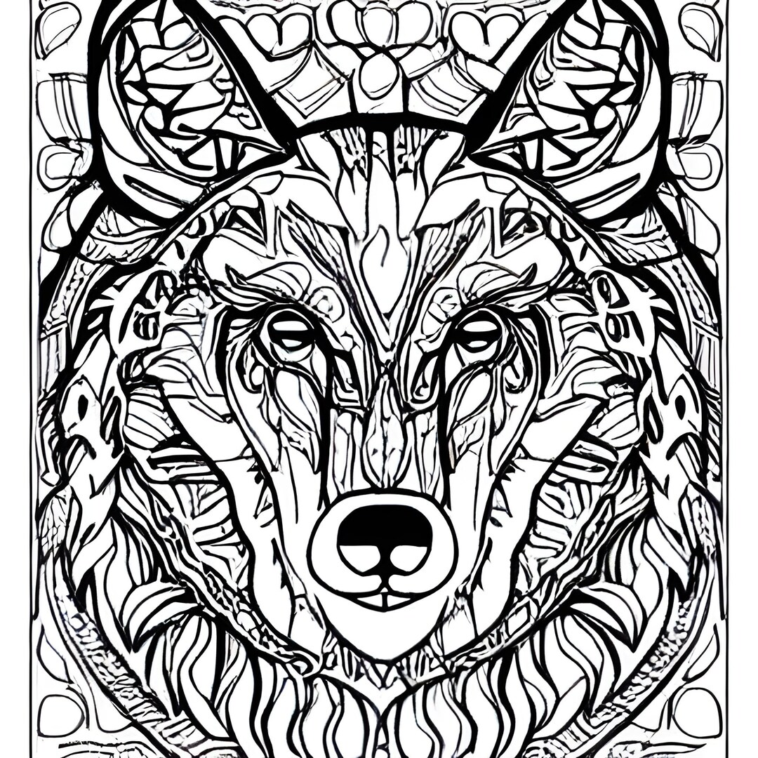 20 Pages - Animal Coloring - PFD - DOWNLOAD - Etsy