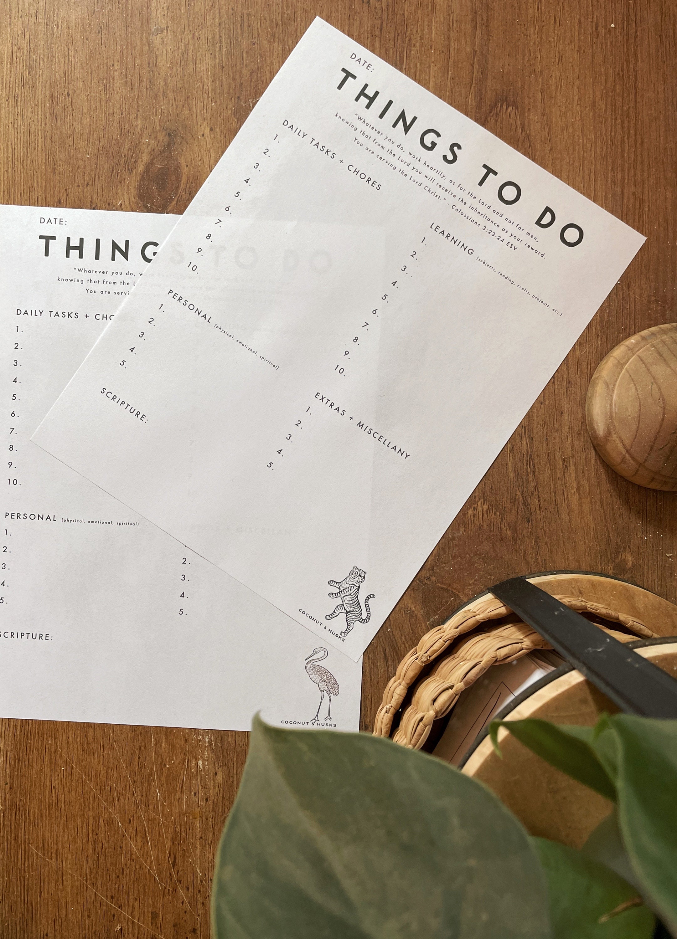 Things to do sheets etsy