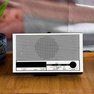 Vintage Panasonic Model RC-6060 AM/FM wood grain Digital Alarm Clock Radio Tested and working