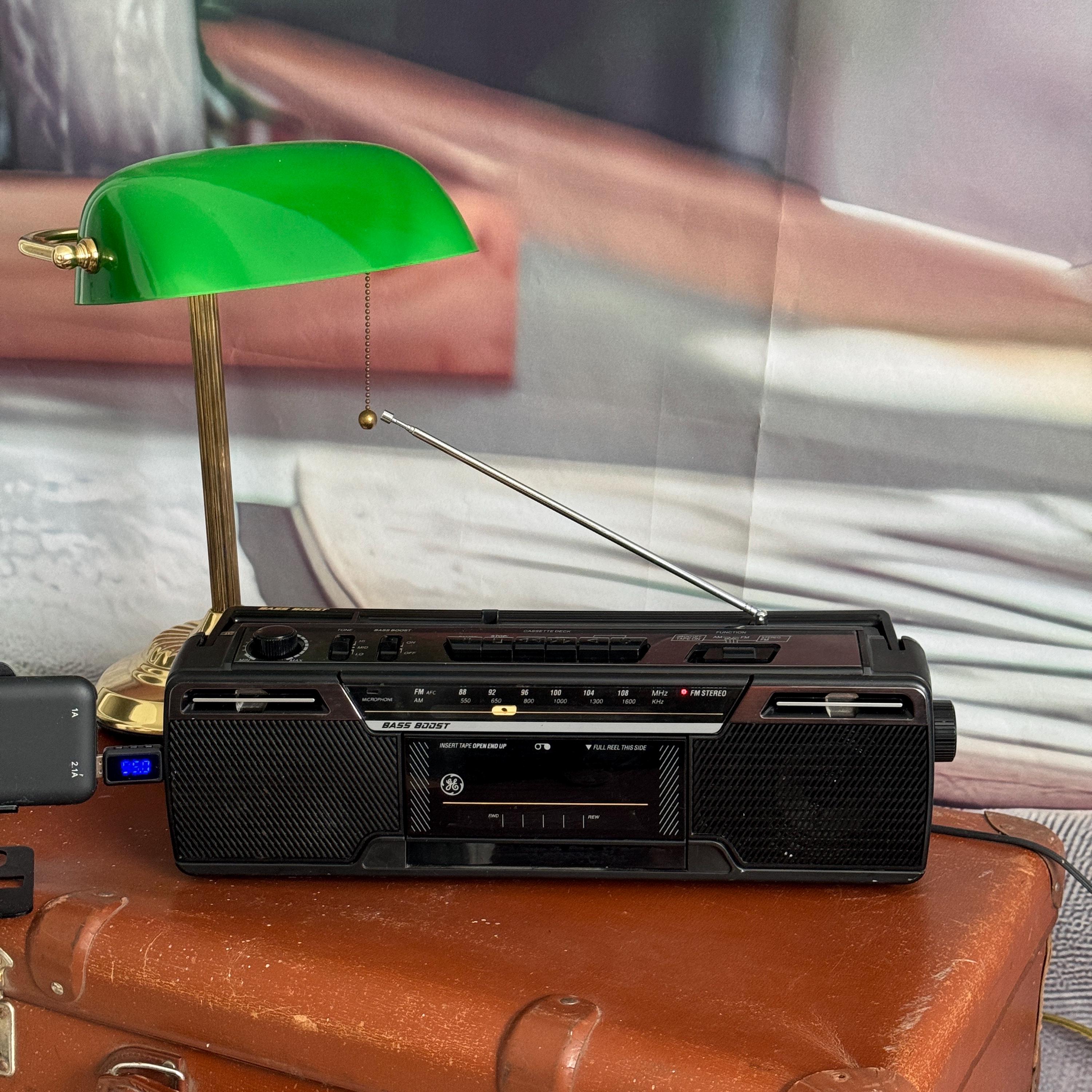Lecteur de cassettes portable - VBESTLIFE - Noir - Radio AM/FM - Haut