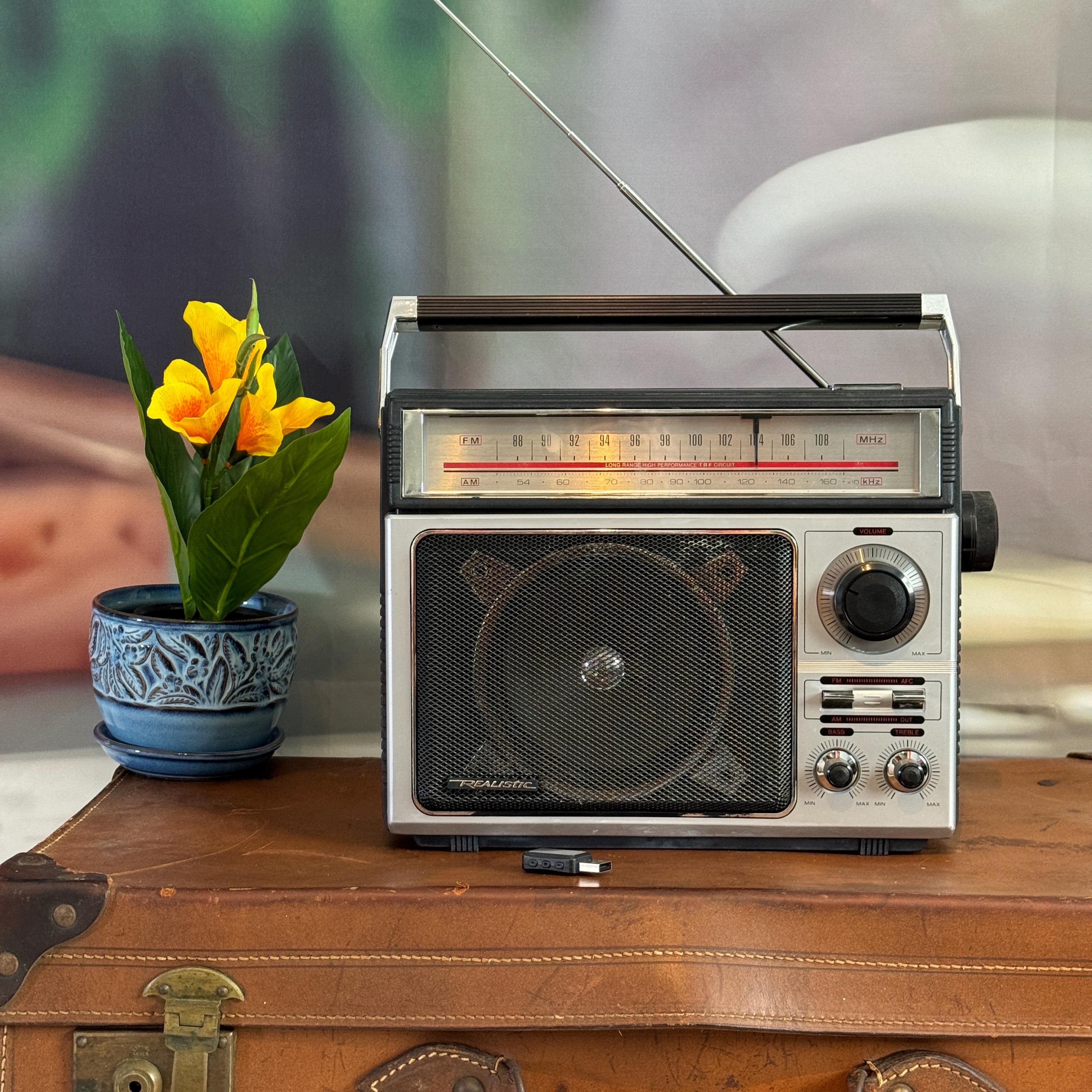 Autoradio 8 Pistes Vintage Realistic AM/FM Stéréo – Modèle 12-1887, Neuf En Boîte