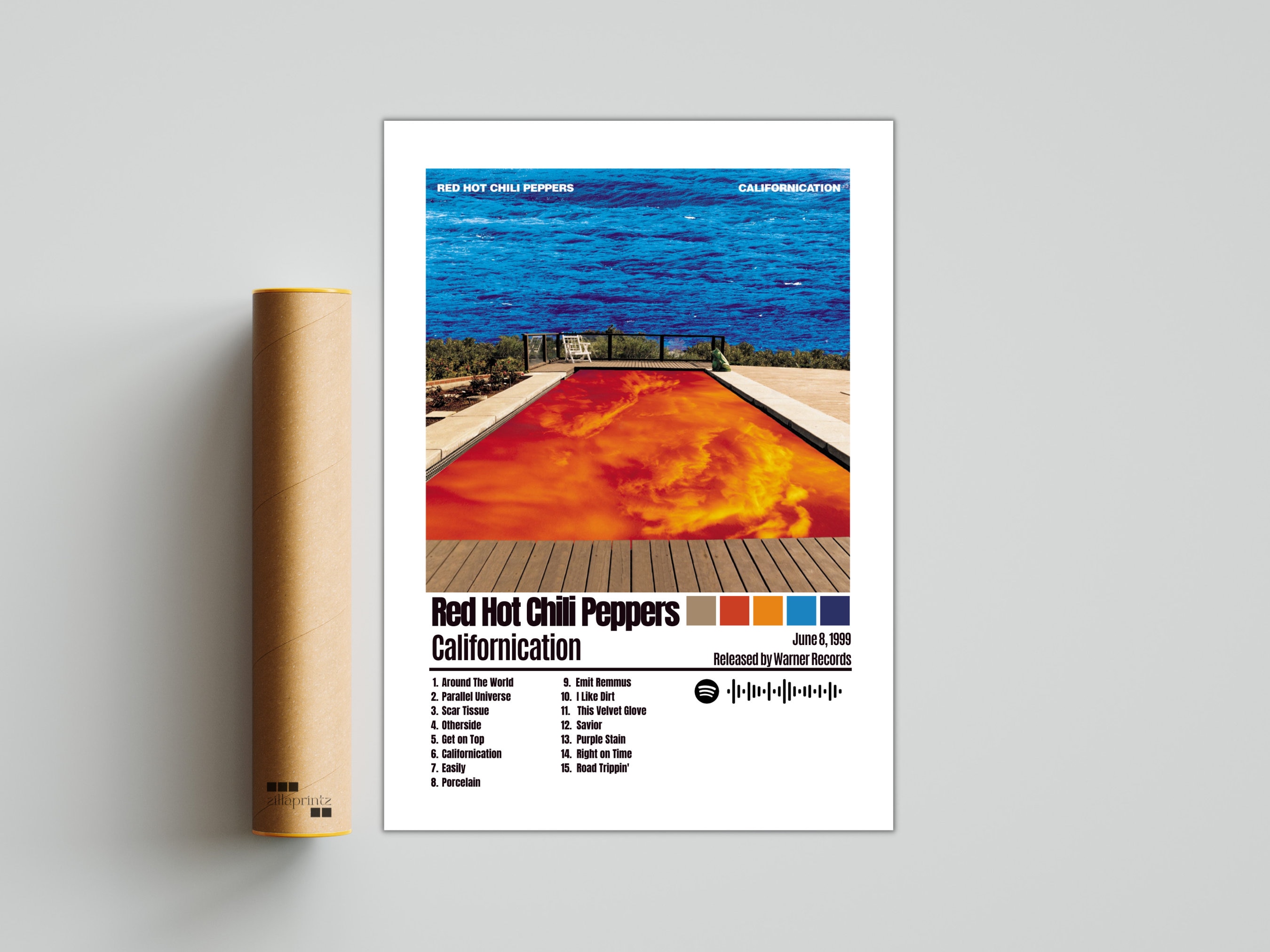 Red Hot Chili Peppers Poster | Californication Poster