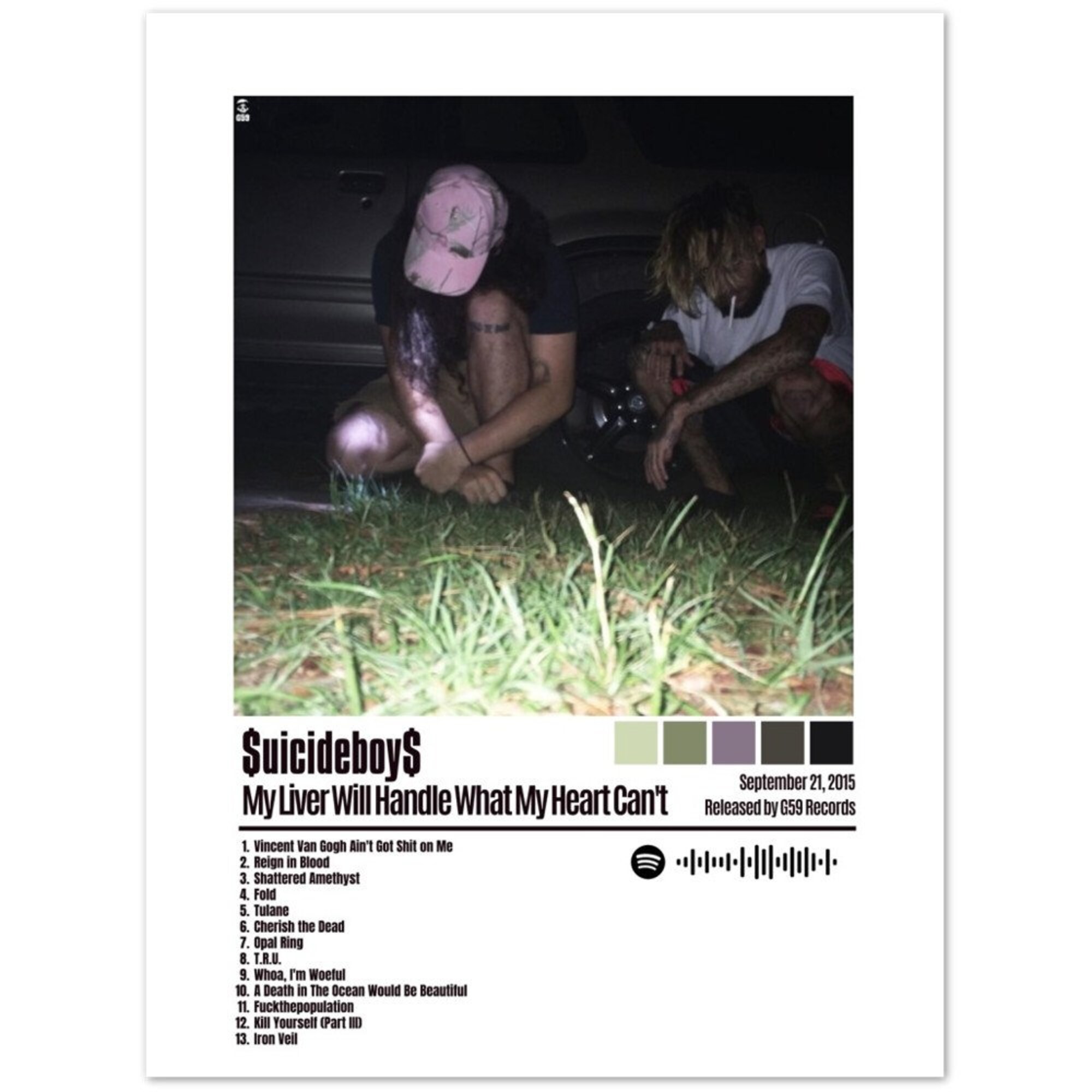 Discover Suicideboys Poster | My Liver Will Handle What My Heart Can't Poster