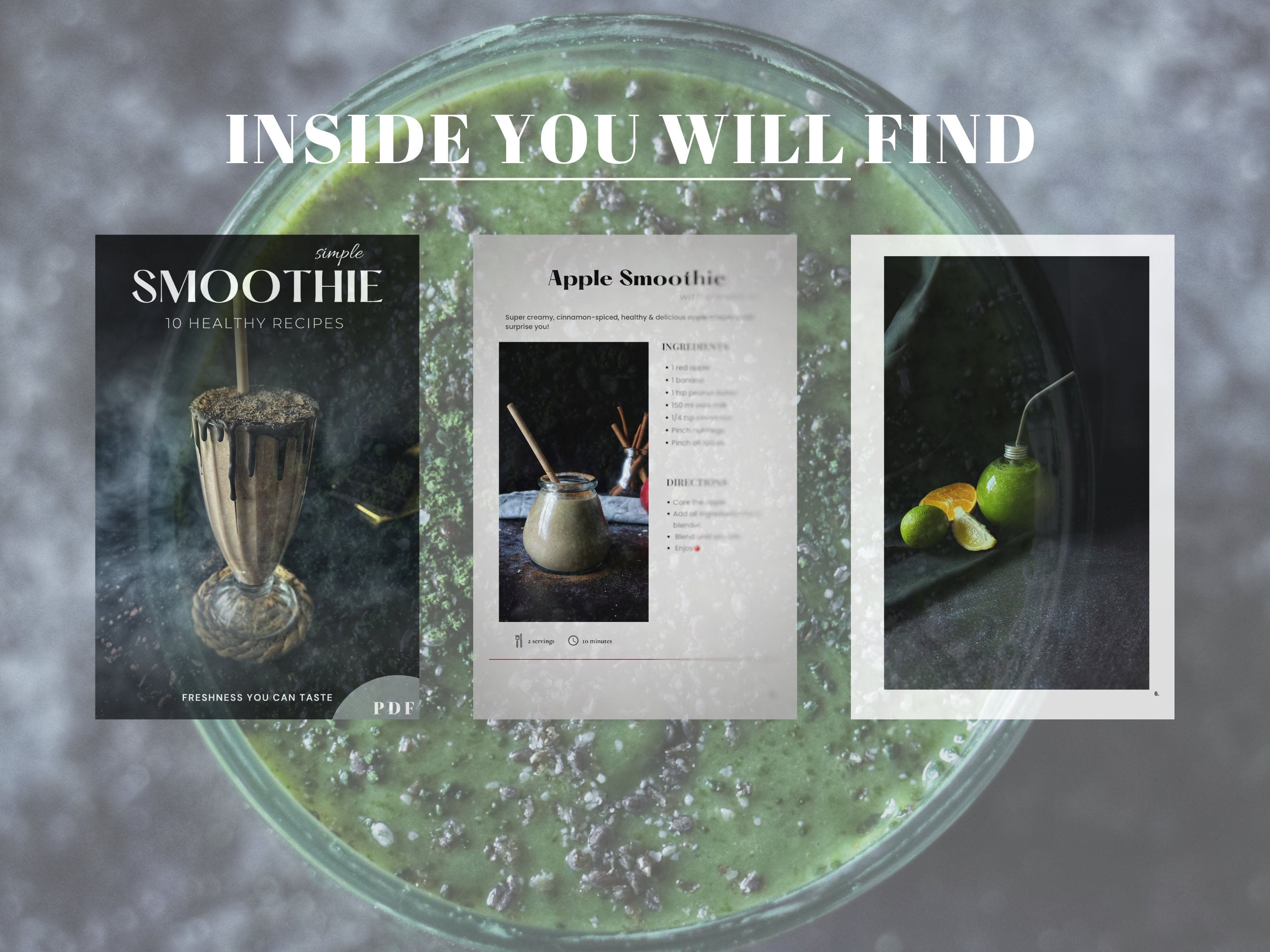 10 Simple Smoothie Recipes Digital Healthy Smoothie Recipe Ebook