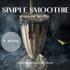 10 Simple Smoothie recipes - Digital Healthy Smoothie Recipe ebook | Instant Download PDF