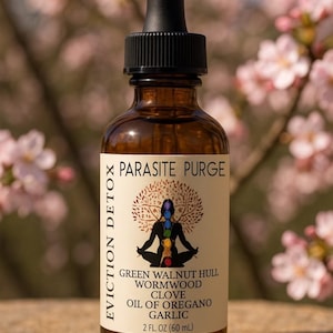 Eviction Detox™ – Parasite Purge Herbal Tincture | Organic Wormwood, Black Walnut, Clove