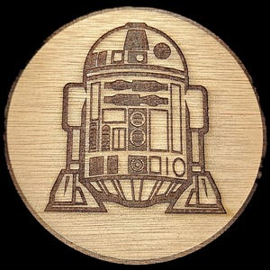 Set of Star Wars Wooden Coasters - Handmade - Housewarming Gift - Geek Kitchenware