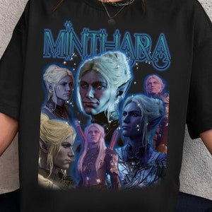 Minthara Baldur&#39;s Gate 3 T-Shirt - Fast Shipping, Cool Gamer Design, Premium Cotton, Unisex Fit - Ideal Gift for Gamers