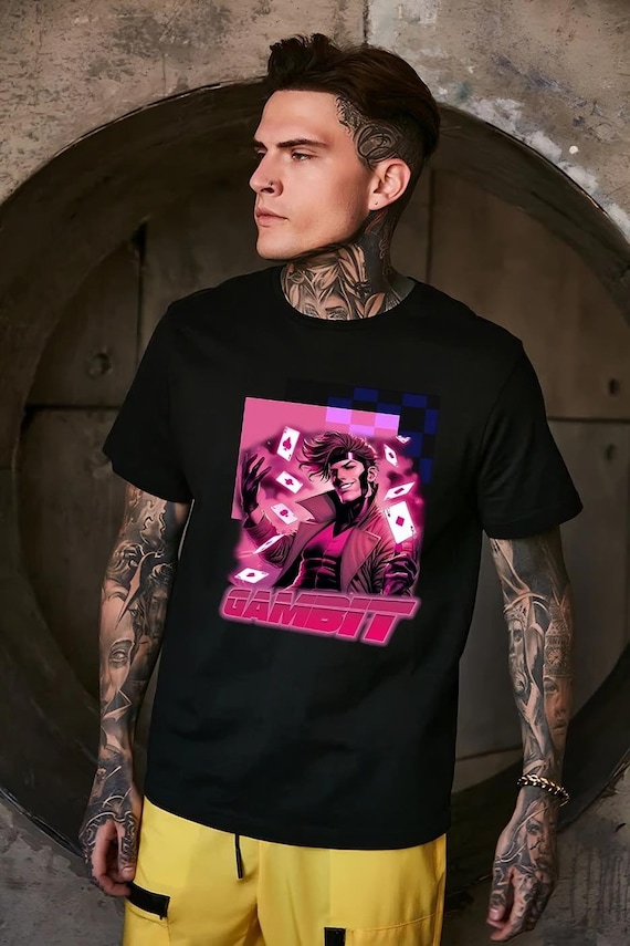 Vintage Gambit X-men 97 T-shirt - Unisex Cotton Fan Apparel - Etsy