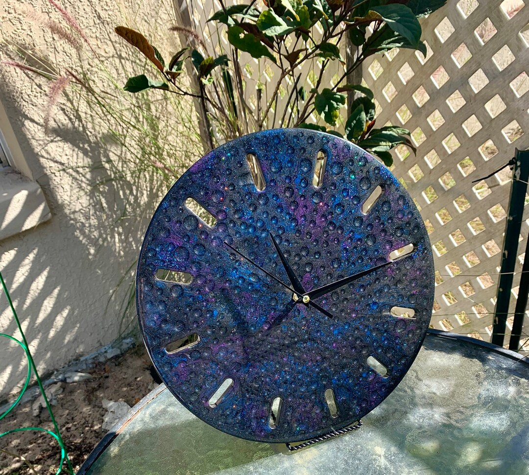Resin Clock, Galaxy Clock, Housewarming Gift, Birthday Gift for Her ...