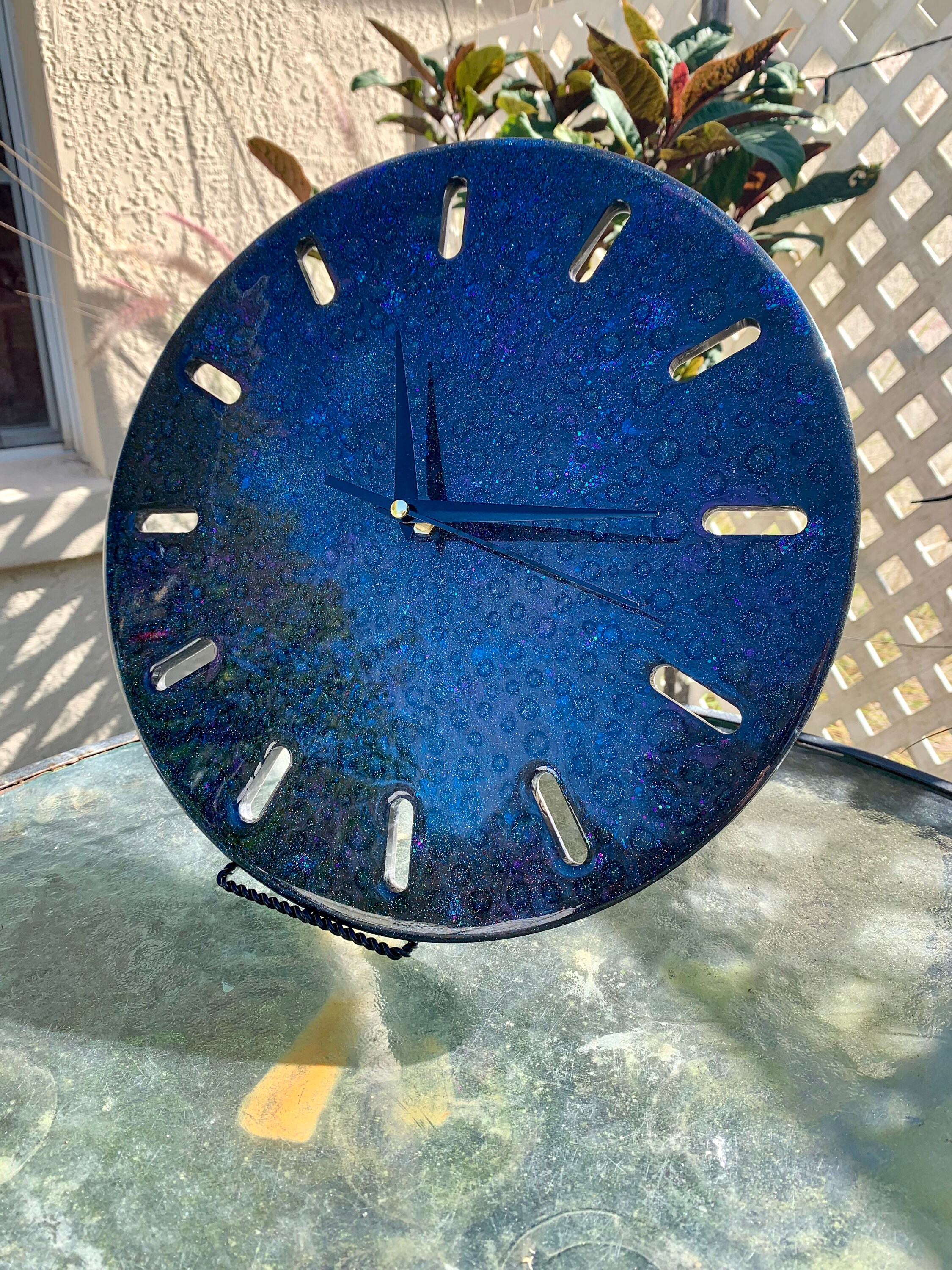Resin Clock, Galaxy Clock, Housewarming Gift, Birthday Gift for Her ...
