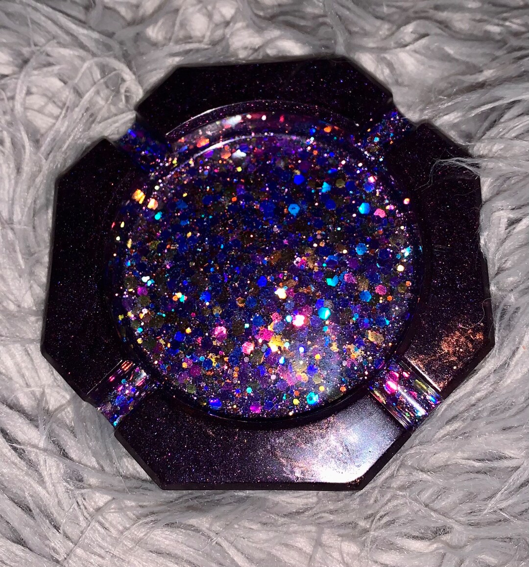 Purple Ashtray, Resin Ashtray, Birthday Gift for Him, Birthday Gift for