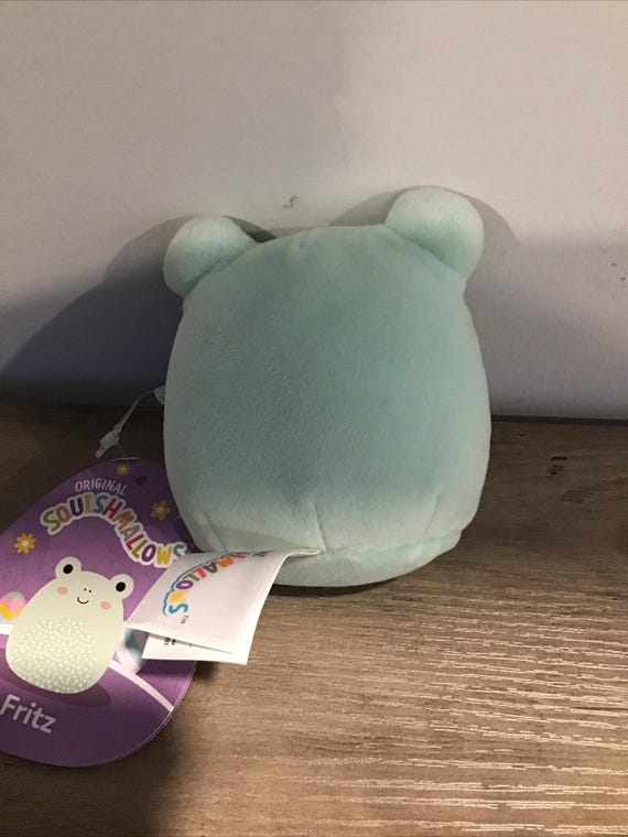 NWT Squishmallow 4.5” FRITZ the Frog Spring Flowers Easter Plush
