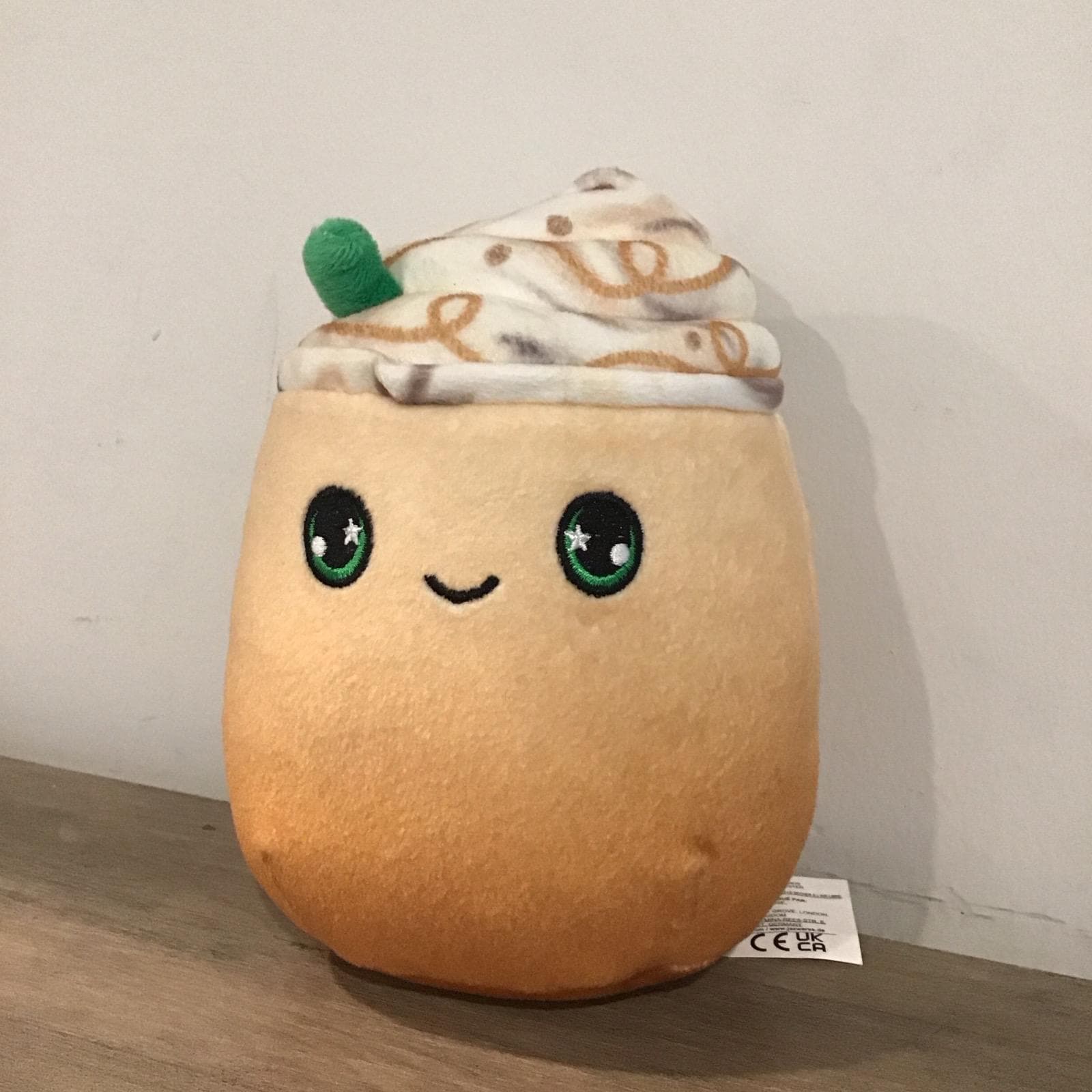 Squishmallow MOCHA LATTE Coffee Drink Squish Mystery Squad Plush
