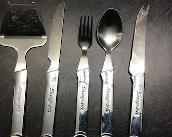 Snap-on SNAP-ON Edelstahl China Werkzeug Sockel Glänzend Silberbesteck Set 5 Stück