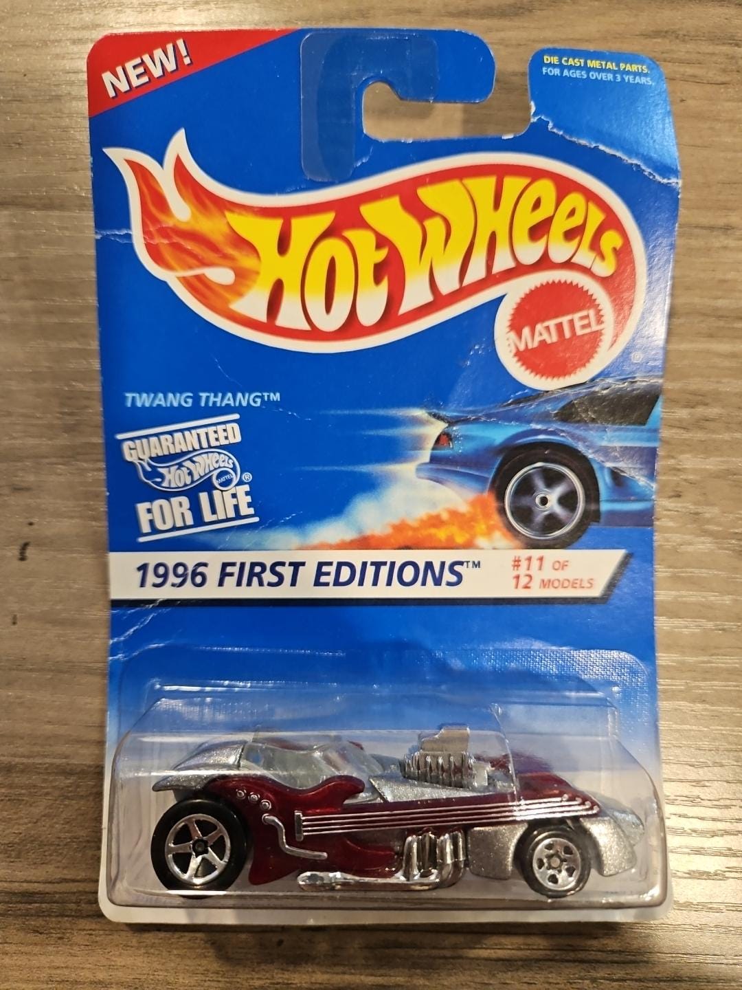 Hot Wheels 1996 First Editions #11 Twang Thang Mtflk Silver W