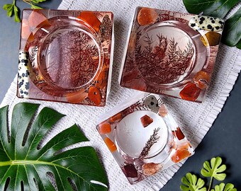 Handmade Resin Candle Holders