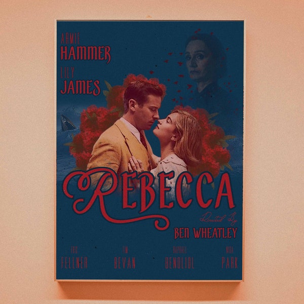 Rebecca Vintage Movie Poster