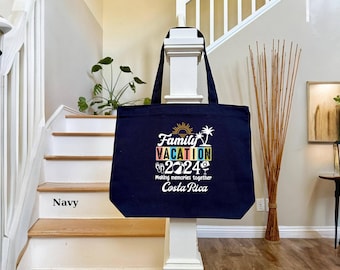 Family Vacation Beach Tote Bag, Family Trip Bag, Vacation Tote, Summer Cruise 2025 Gift