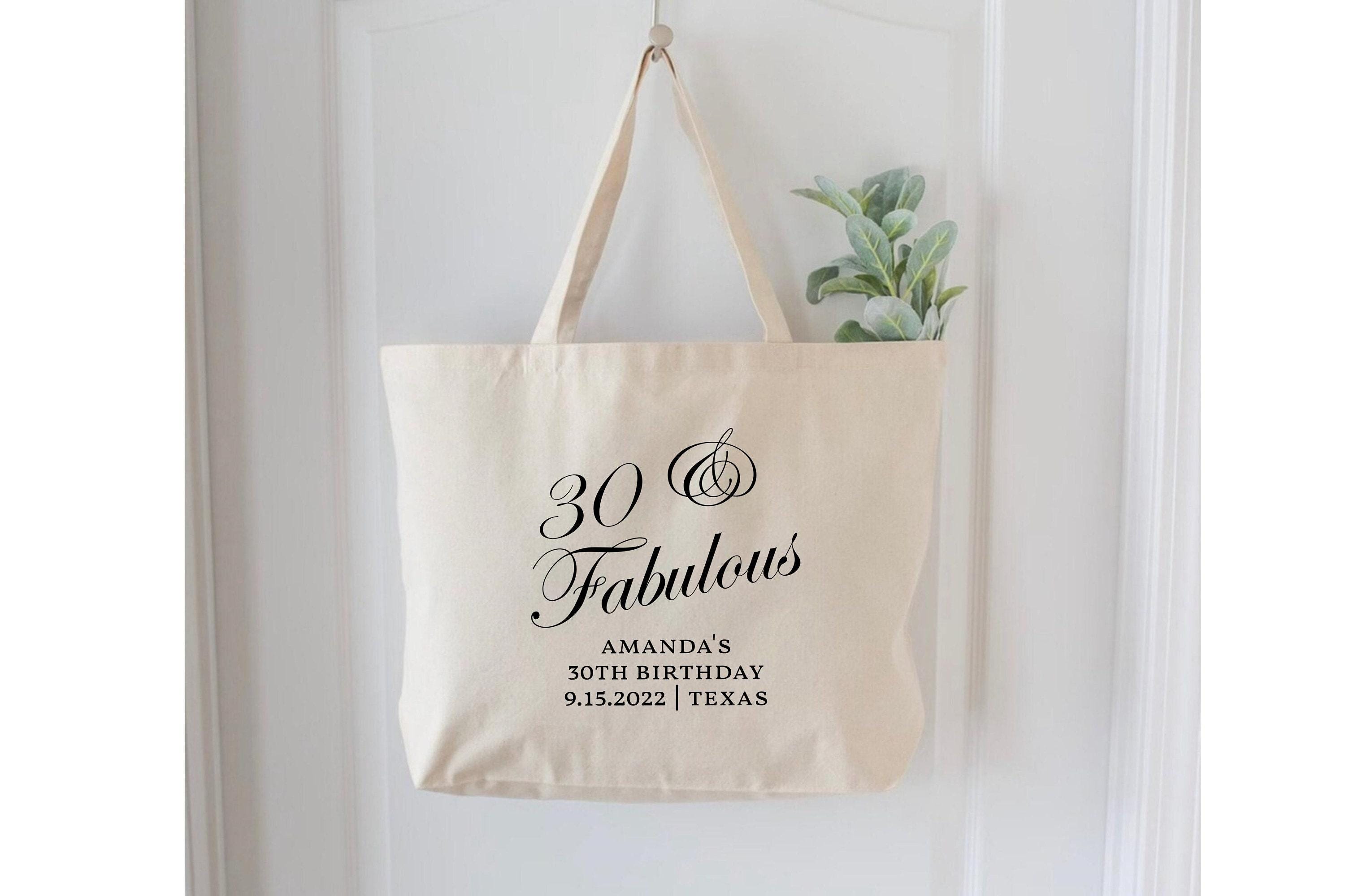 30th Birthday Tote Bag - 'Made In 1988, 30 Years Of Being Awesome' Design, 100% Cotton - View #5